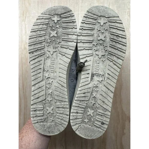 Hey Dude Wally Mens L Stretch Slip-0n Shoes Size 11 Color Steel Gray Comfort - Picture 2 of 6